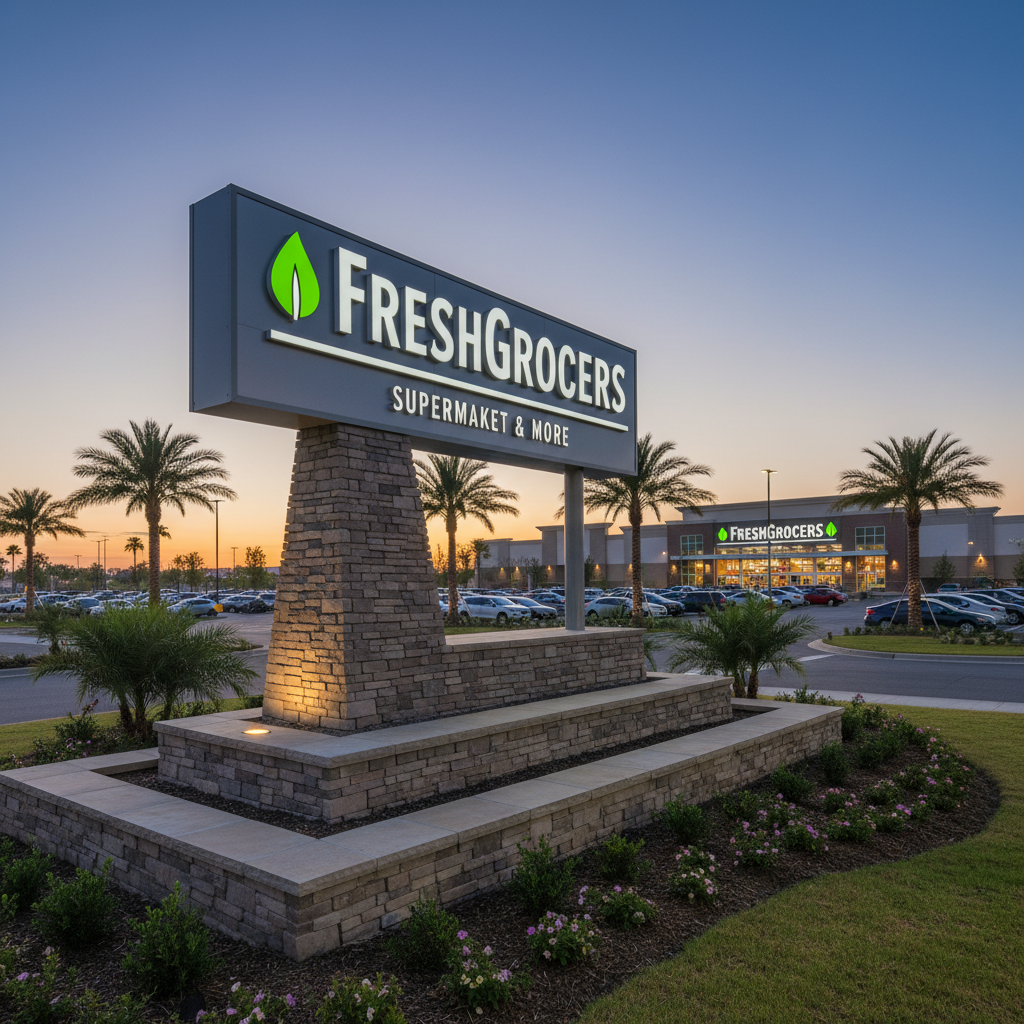 Walmart Supercenter Monument Sign